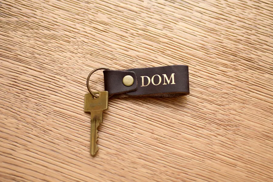 Brelok skórzany DOM — zdjęcie 6
